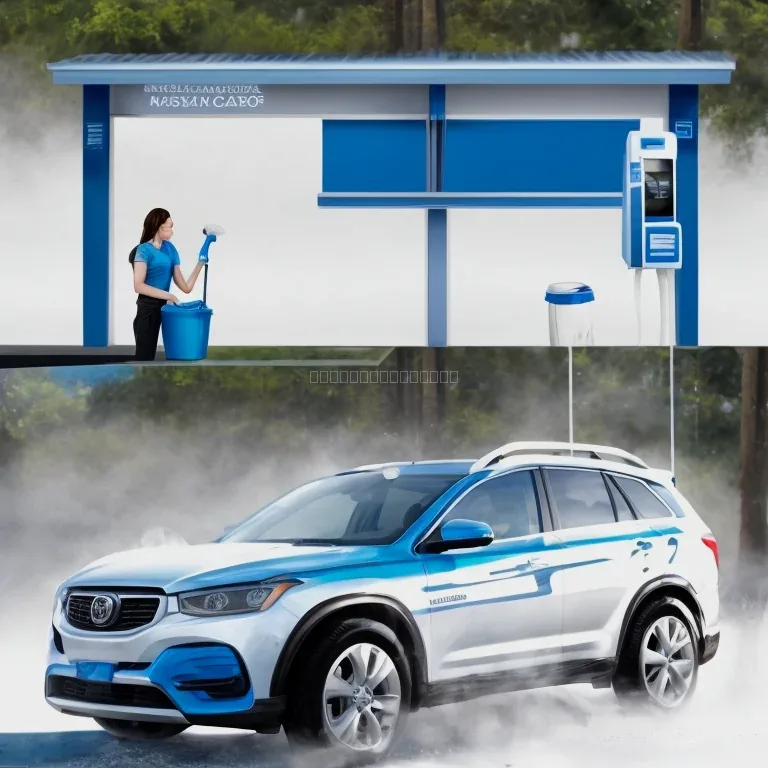 Vehículo recibiendo lavado rápido en instalación AutoNowWash en Colima